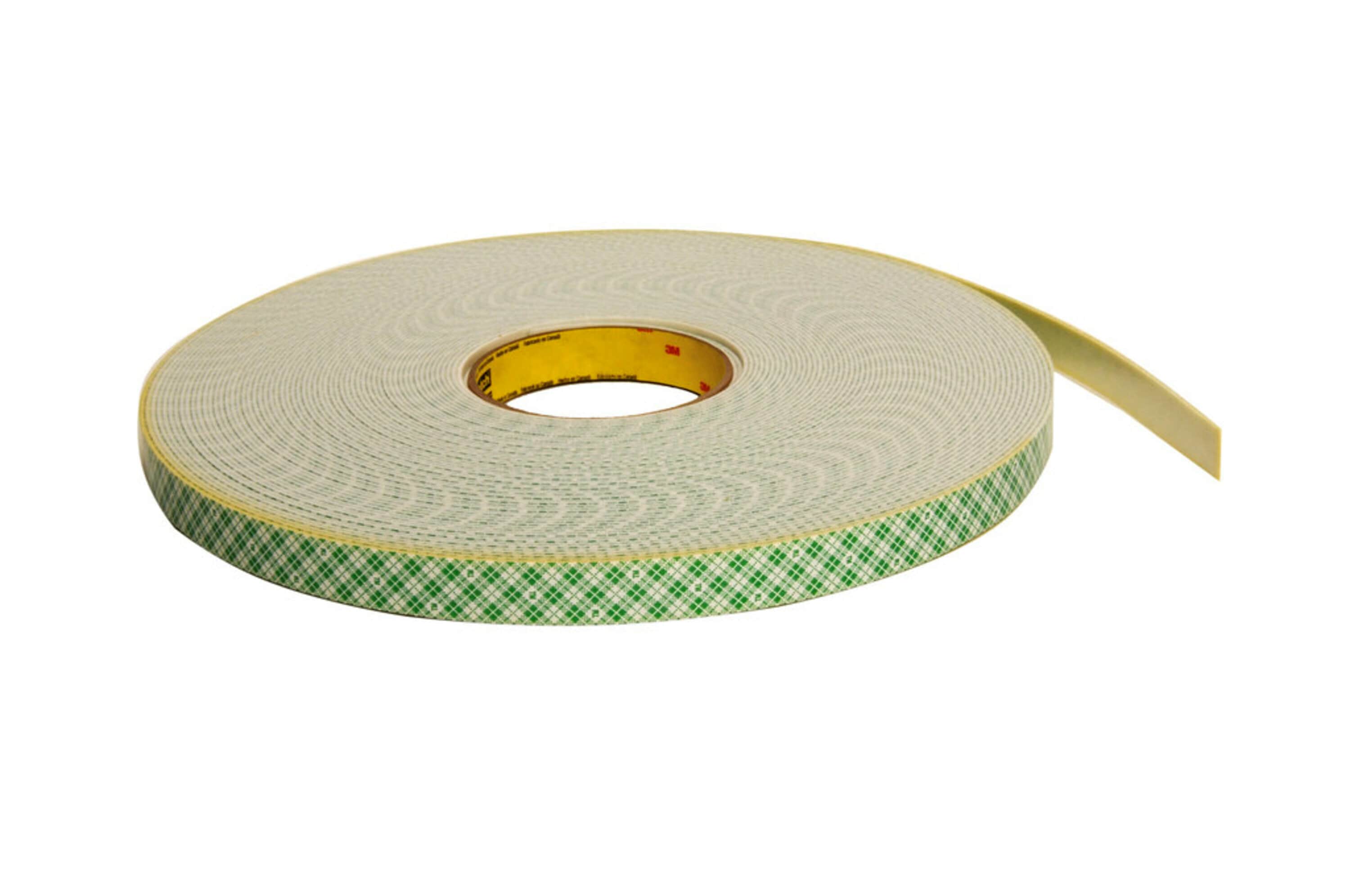 3M 7100040051, 7100040051 White Foam Tape, 19mm x 10m, 0.08mm Thick