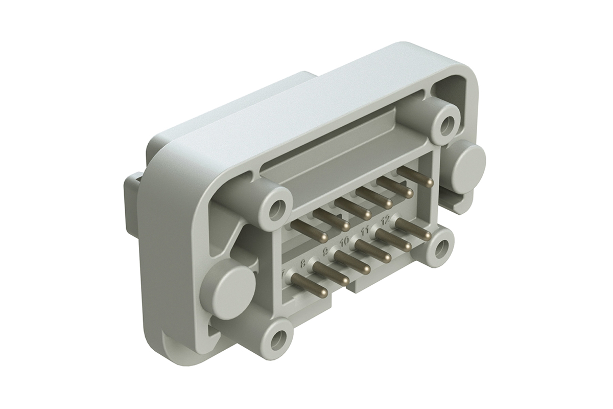 Amphenol Industrial, AT Automotive Connector Plug Grey Flange Mount 12 Way AT15-12PA-BM03