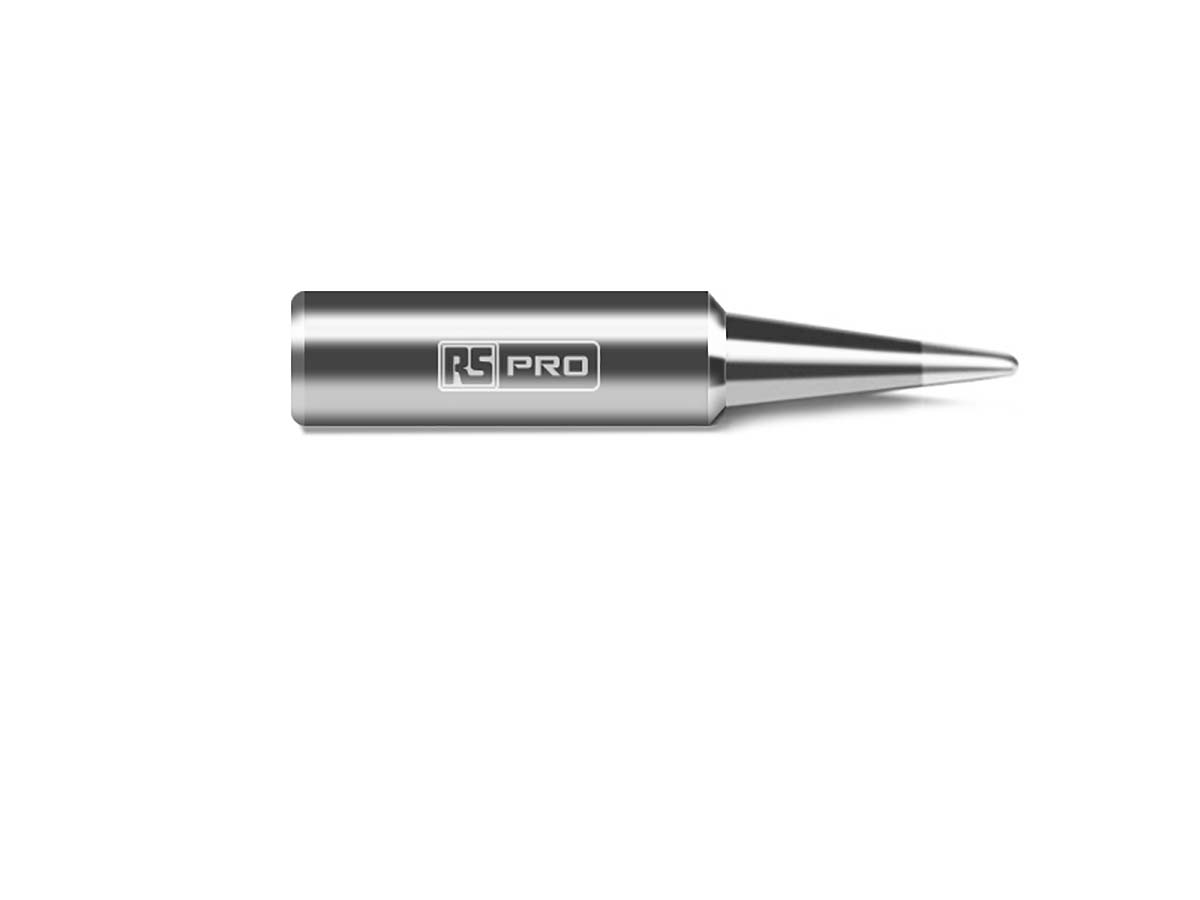 RS PRO 0.4 mm Straight Conical Soldering Iron Tip for use with RS PRO Soldering Irons