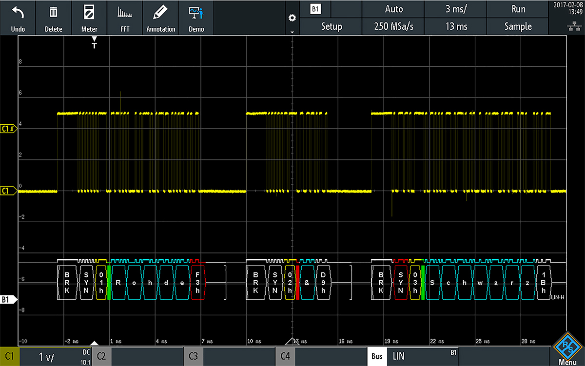 Rohde & Schwarz Oscilloscope Software for Use with RTB2000 Digital Oscilloscope