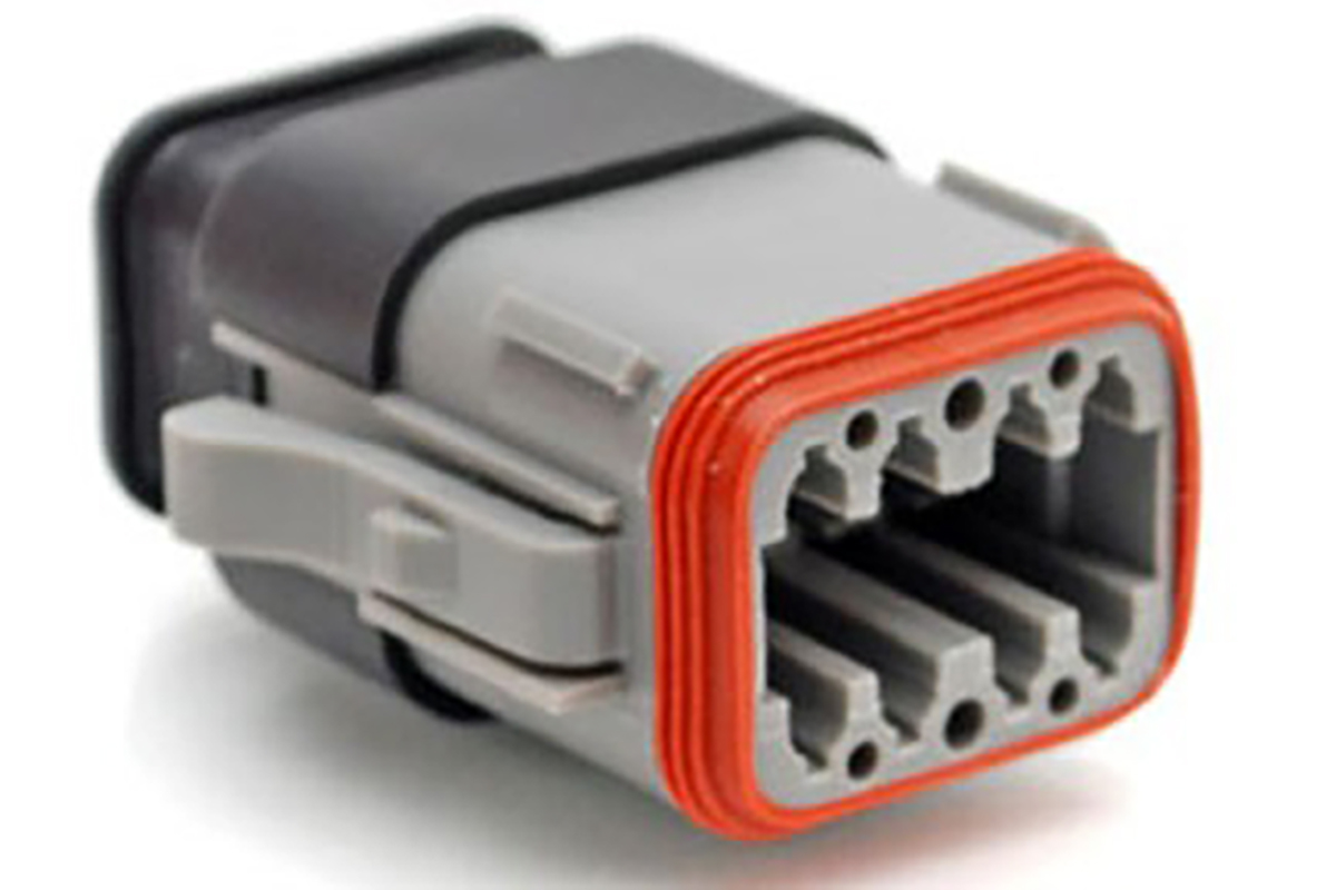 Amphenol Industrial, AT Automotive Connector Plug Grey Cable Mount 8 Way, Crimp Termination AT06-08SA-SRGRY
