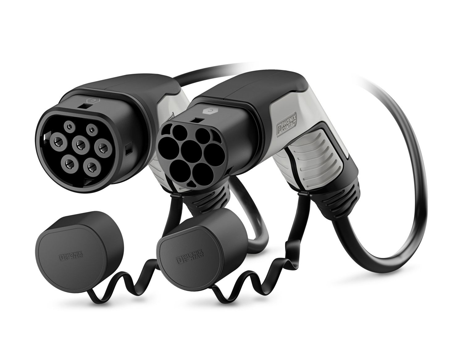 Phoenix Contact Mode 3, Type 2 to Type 2, EV Charging Cable 5m