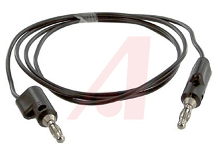 Mueller Electric, 10A, 300V, Black, 0.9m Lead Length