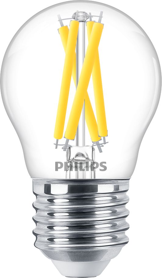 Philips MASTER E27 LED Bulbs 3.4 W(40W), 2200/2700K, Warm Glow, Candle shape