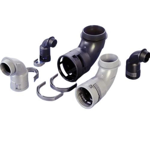 Conduit Fitting, 10mm Nominal Size, M50, Polyamide 6, Black