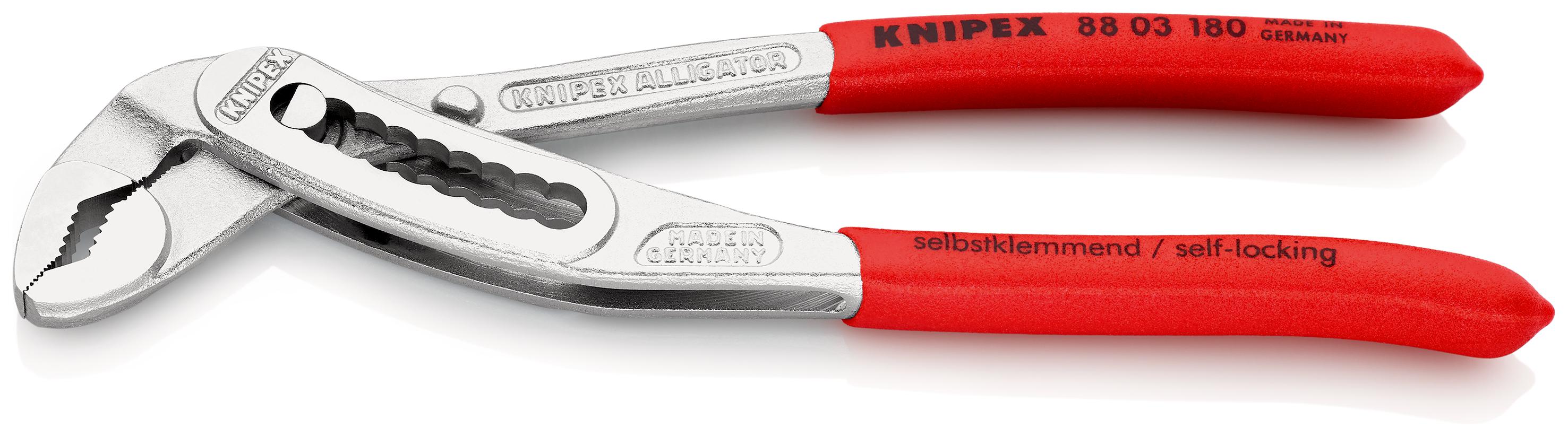 Knipex Alligator® Water Pump Pliers, 180 mm Overall, Angled Tip