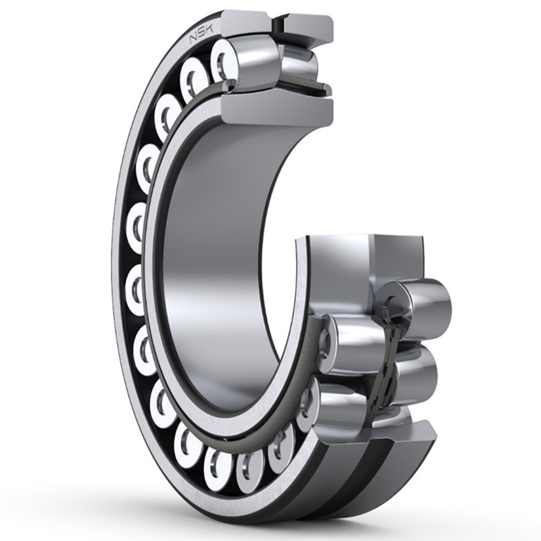 NSK 22210EAKE4 Straight 50 mm ID Spherical Roller Bearing, 90 mm OD