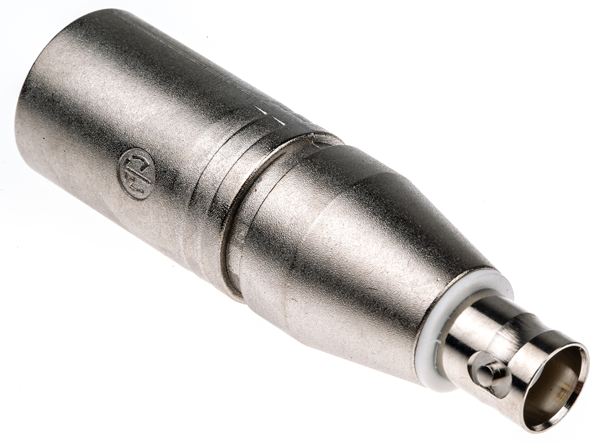 Neutrik AV Adapter, Male XLR to Female BNC