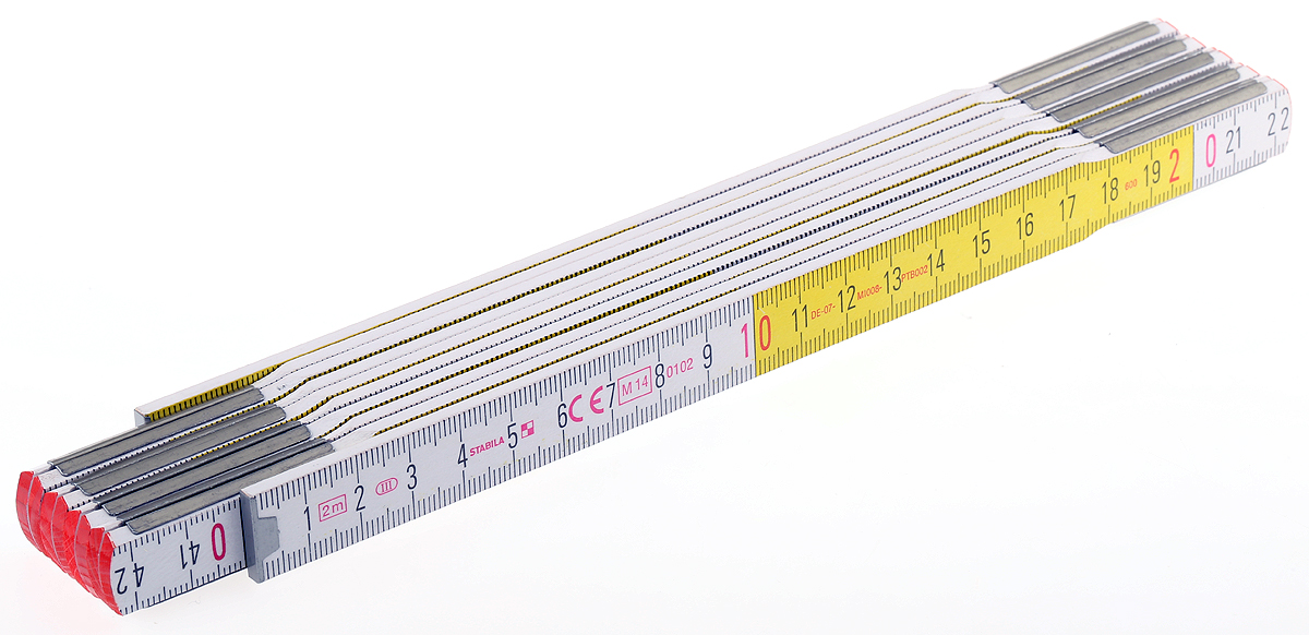 Stabila 2m Wood Metric Folding Ruler
