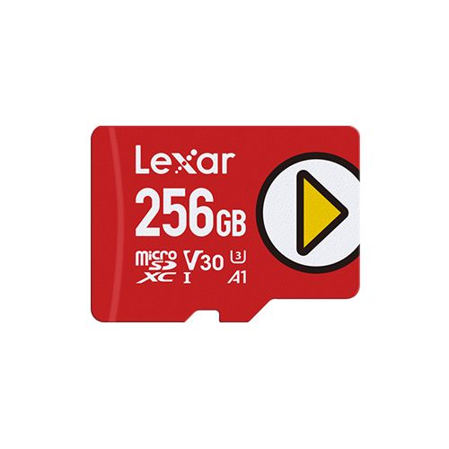 Lexar 256 GB MicroSDXC Micro SD Card, A1 V30 U3, Class10, UHS-I