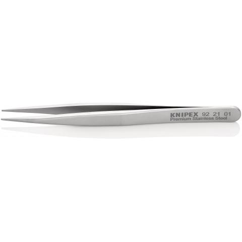 Knipex 120 mm, Stainless Steel, Smooth, Tweezer