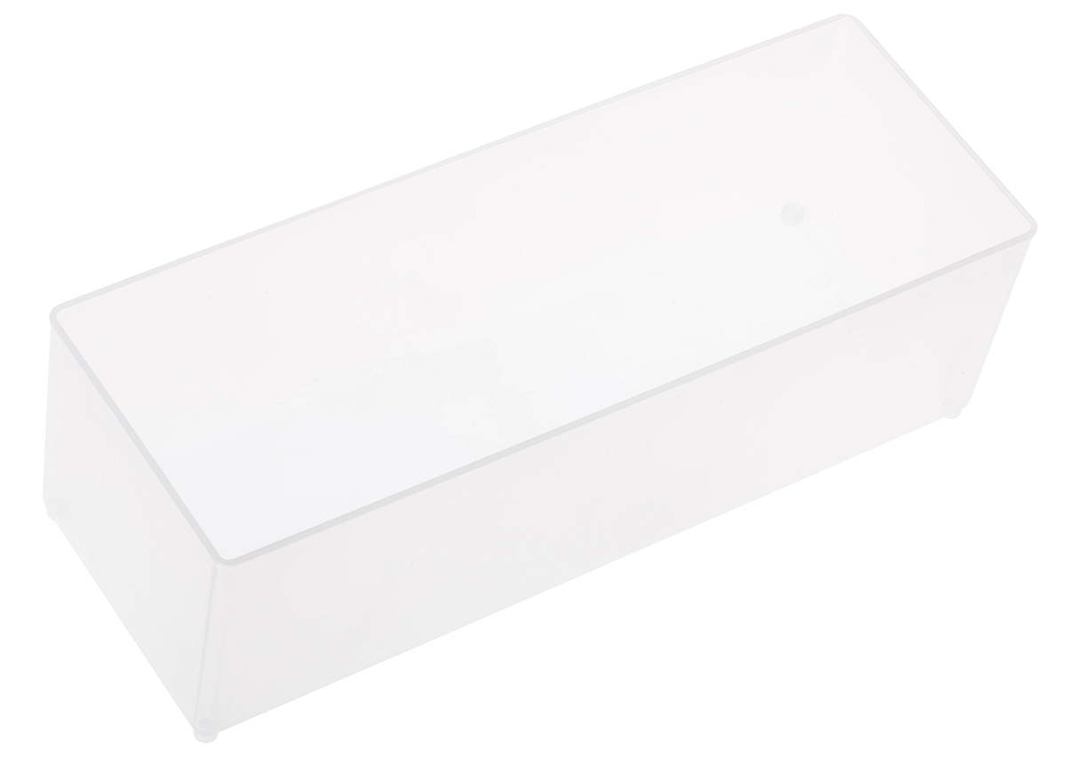 Raaco Transparent PP Compartment Box, 69mm x 79mm x 218mm