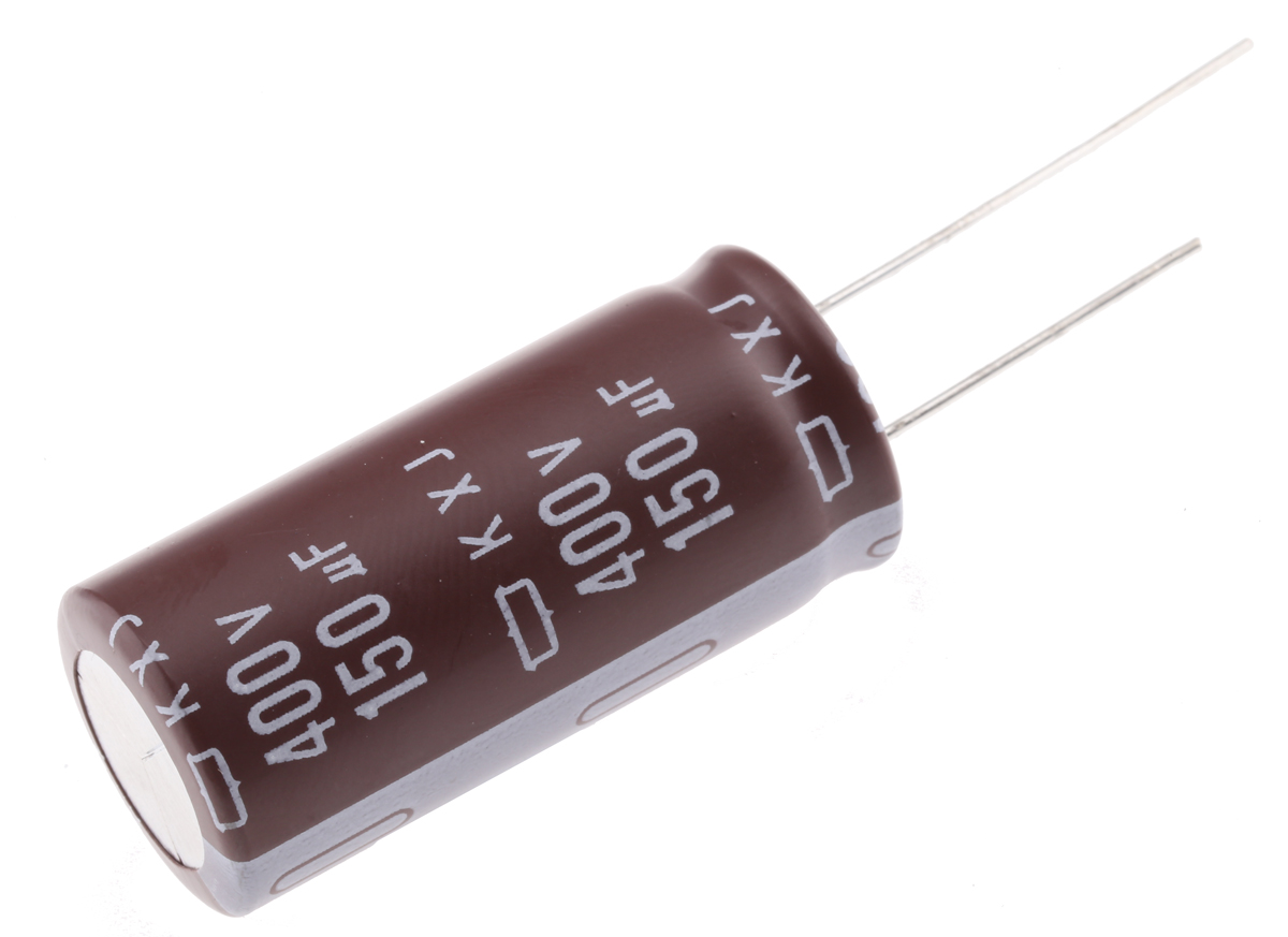 CHEMI-CON 150μF Aluminium Electrolytic Capacitor 400V dc, Radial, Through Hole - EKXJ401ELL151MM40S