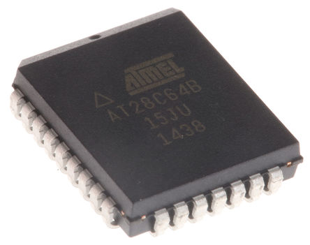 Microchip AT28C64B-15JU,  64 kB Parallel EEPROM,  150 ns 32-Pin PLCC Parallel