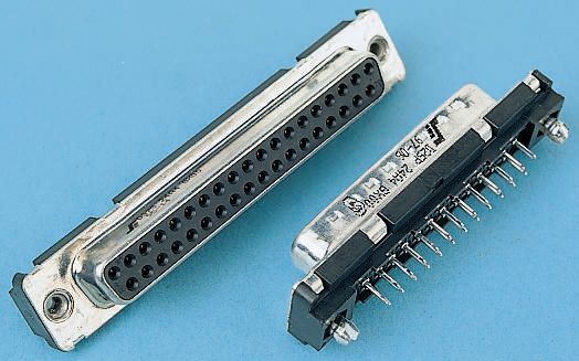 Amphenol ICC Delta D 15 Way Through Hole D-sub Connector Plug, 2.74mm Pitch, with 4-40 UNC Inserts