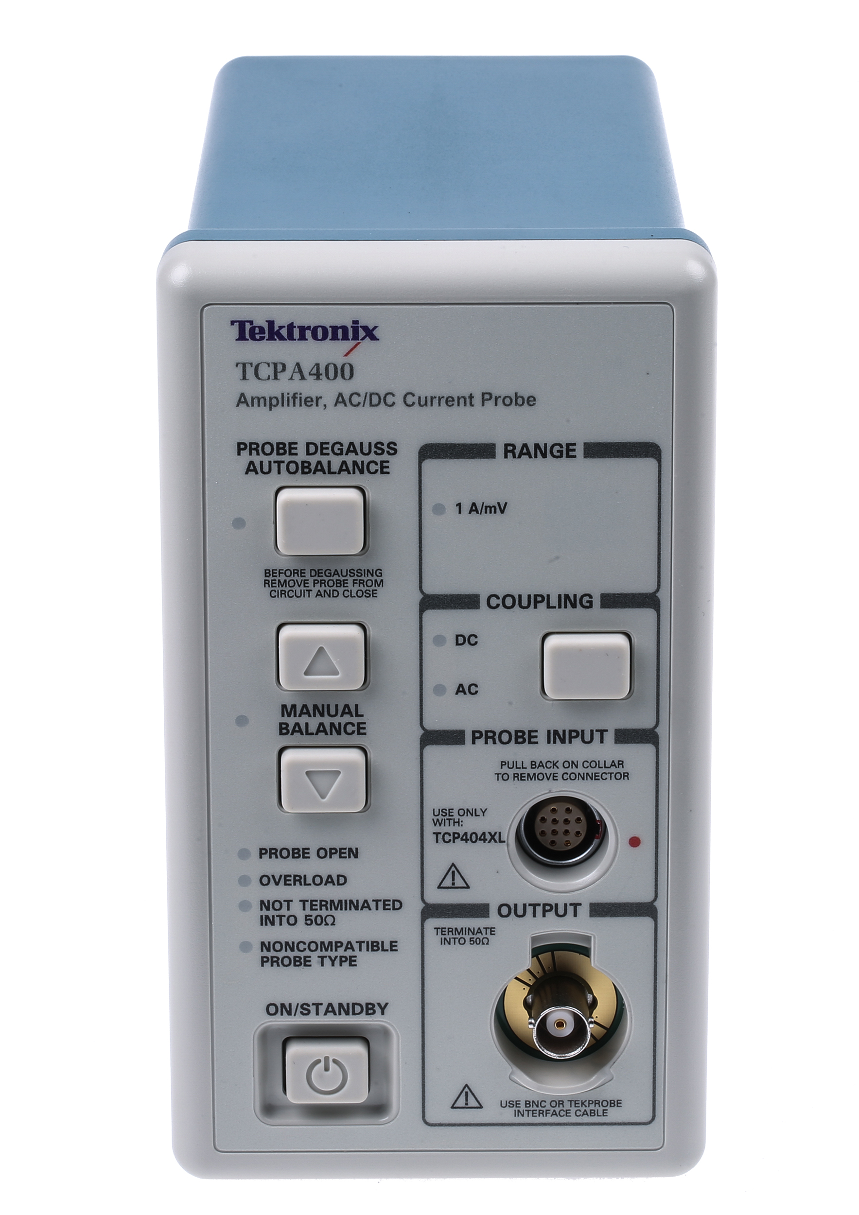Tektronix TCPA400 Oscilloscope Probe, Current Type, DC → 2MHz