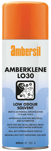 Ambersil Amberklene LO30 Solvent Based Degreaser 400 ml Aerosol