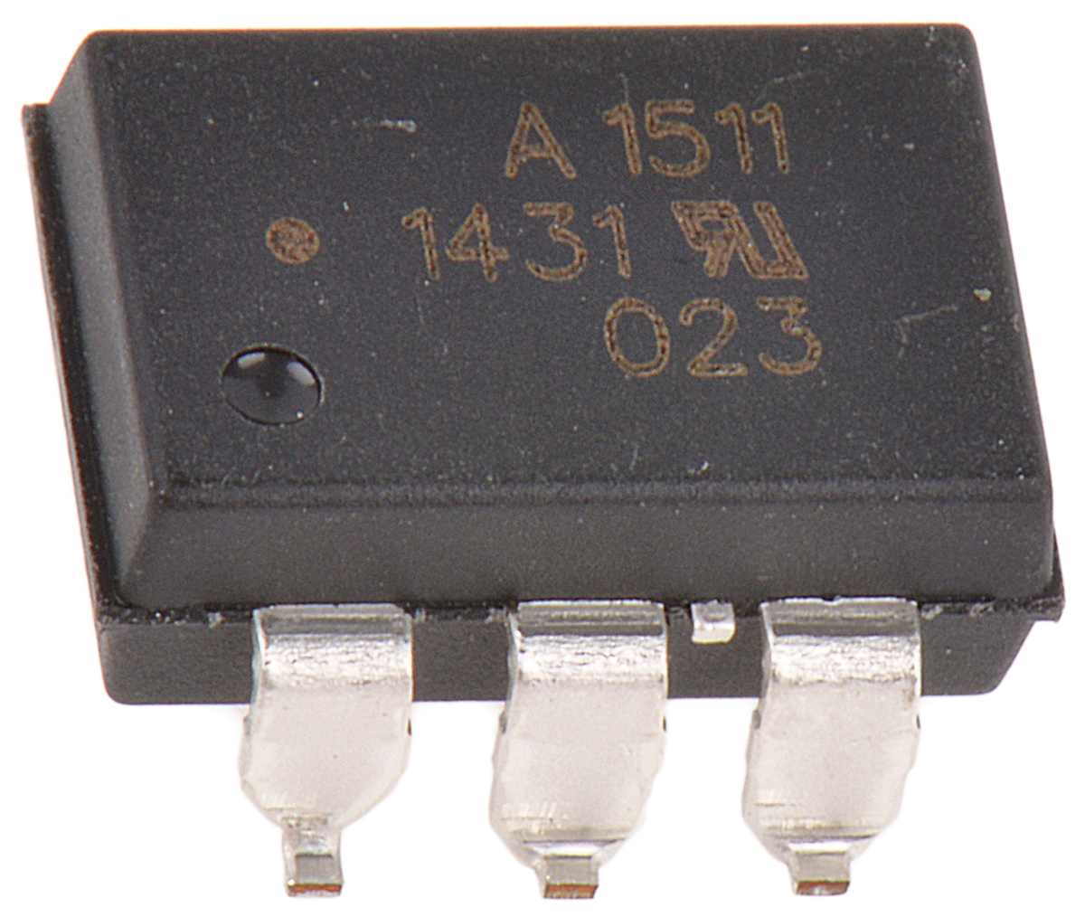 Broadcom Solid State Relay, 1 A Load, Surface Mount, 60 V Load, 0.8 V Control