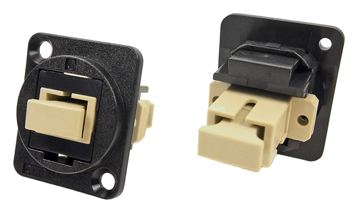 RS PRO XLR Panel Mount Fibre Optic Adapter, Female