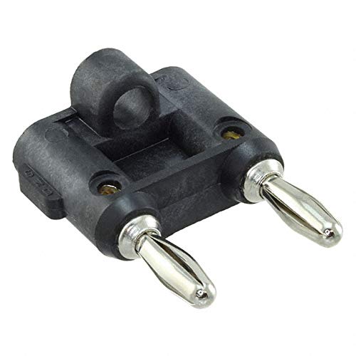 Pomona Black Banana Connector, Screw Termination, 15A, 5kV