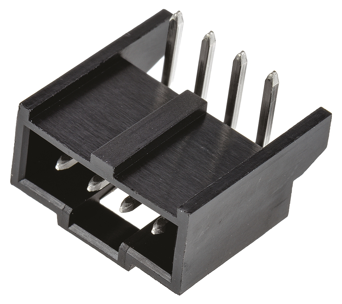 Molex C-Grid III Series Right Angle Through Hole PCB Header, 4 Contact(s), 2.54 mm Pitch, 1 Row, Shrouded