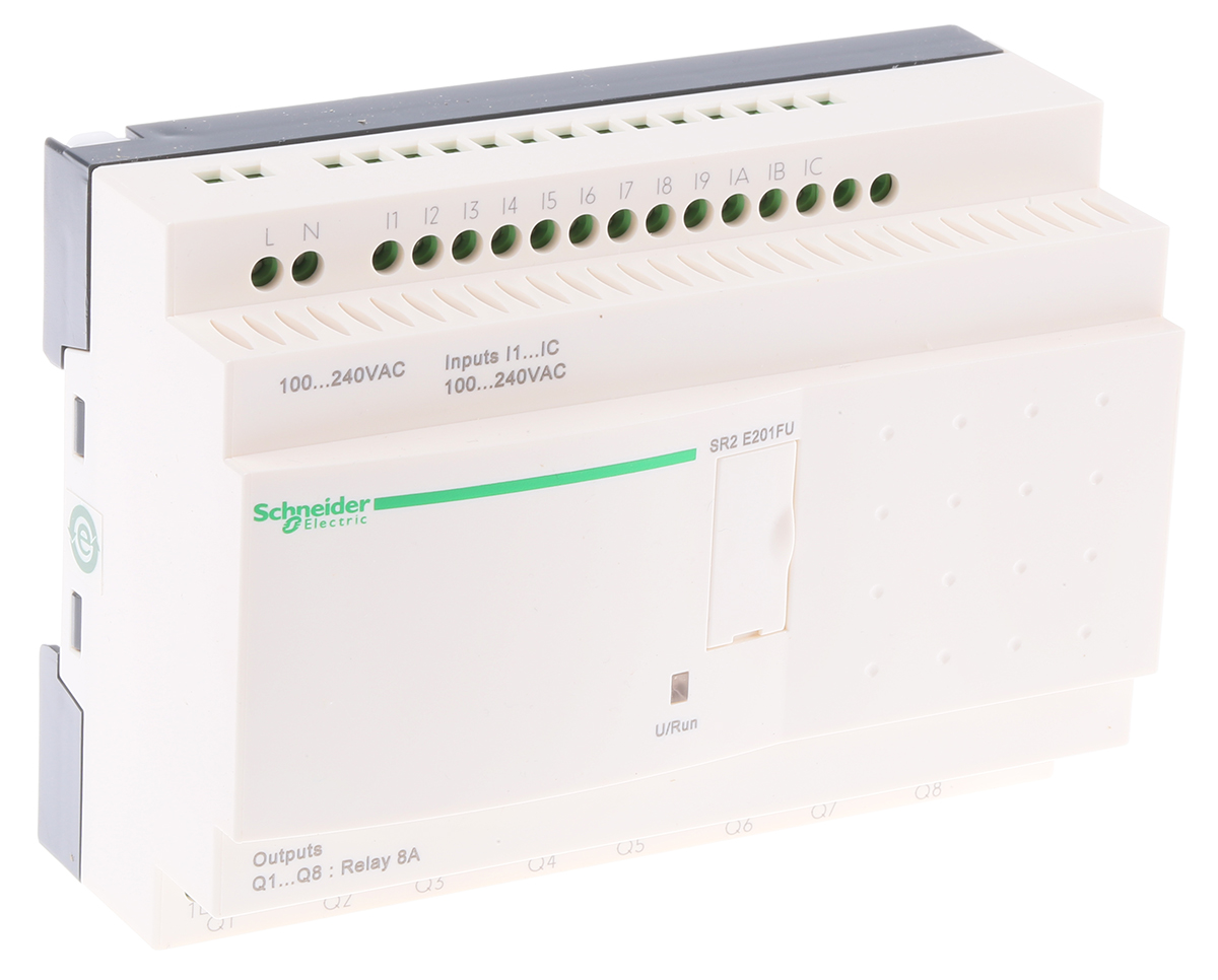 Schneider Electric Zelio Logic Series Logic Module, 100 → 240 V ac Supply, Relay Output, 12-Input, Discrete Input