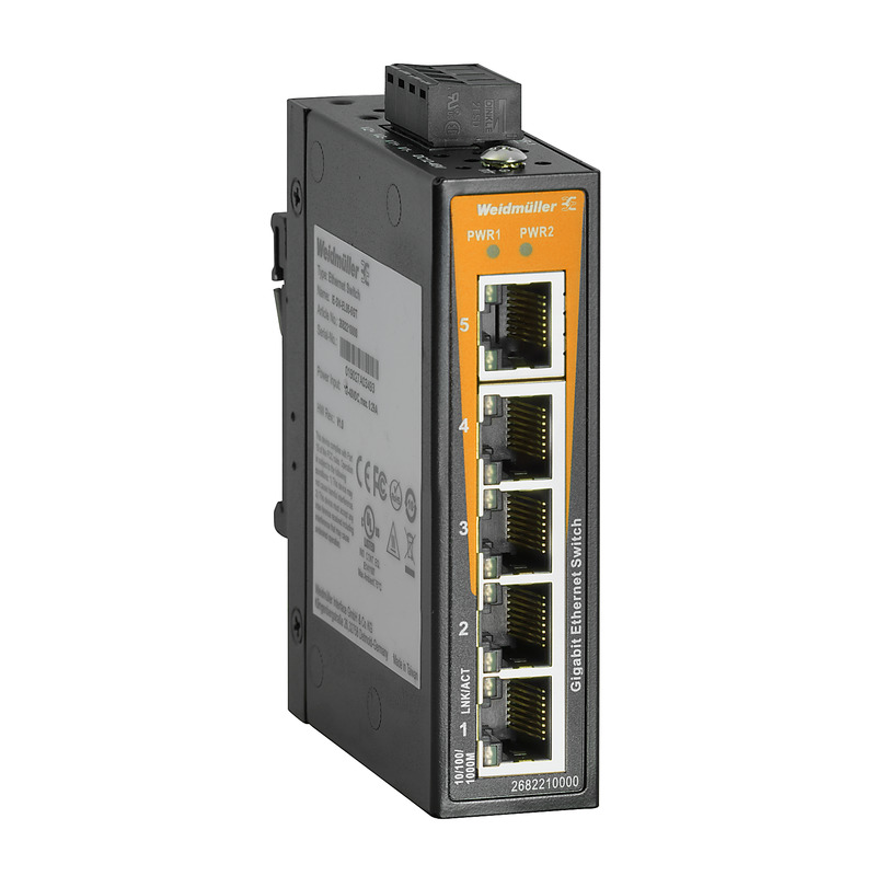Weidmüller Unmanaged 5 x RJ45 Port Network Switch