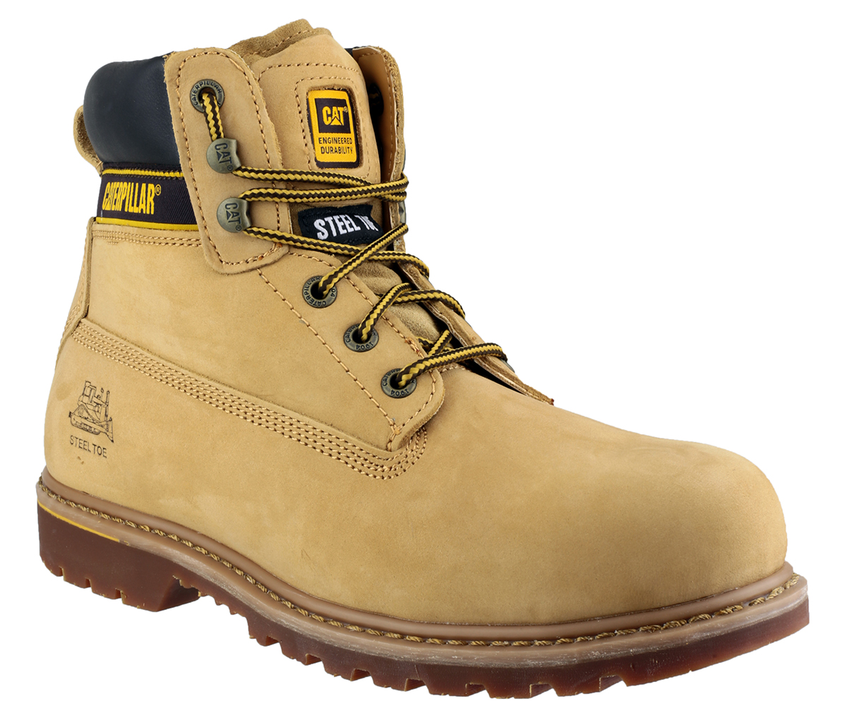 CAT Holton Honey Steel Toe Capped Men's Safety Boots, UK 9, EU 43