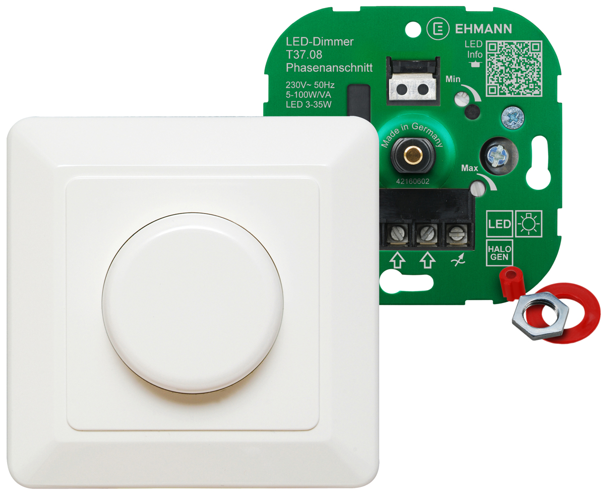 Bodo Ehmann 2 Way 1 Gang Dimmer Switch, 230V, 85W