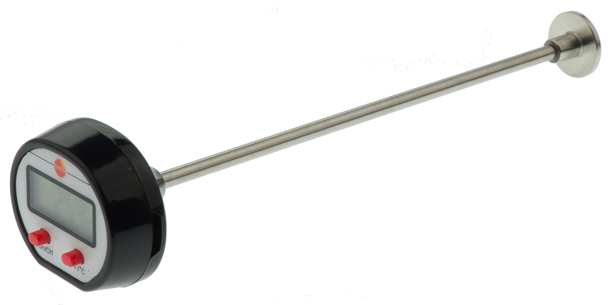 Testo Mini surface Wired Digital Thermometer for Multipurpose Use, NTC Probe, 1 Input(s), +300°C Max, ±2 °C Accuracy -
