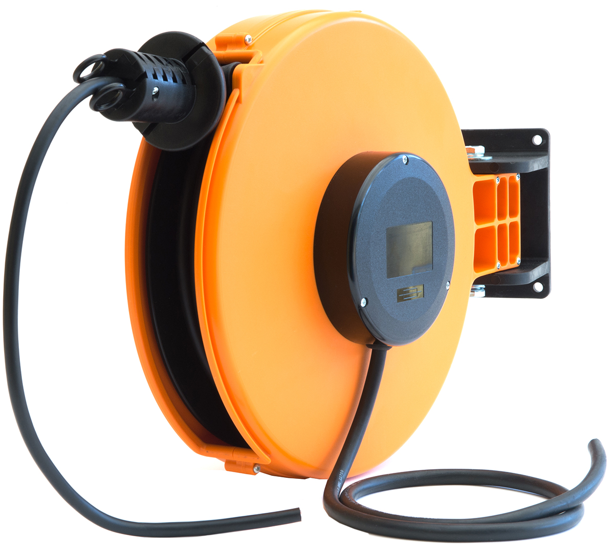 Schill 10m 0 Socket Cable Reel Spring Return Cable Reel, 230 V, IP40