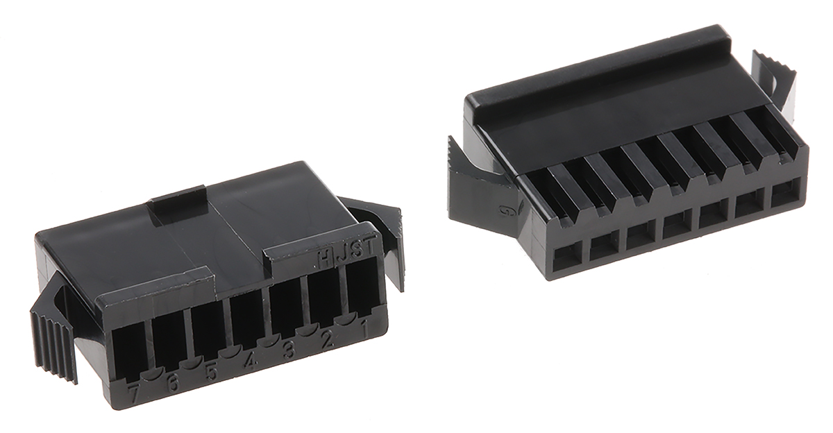 JST Male Connector Housing, 7 Way, 1 Row