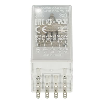 ABB Plug In Power Relay, 24V ac Coil, 6A Switching Current, SPDT