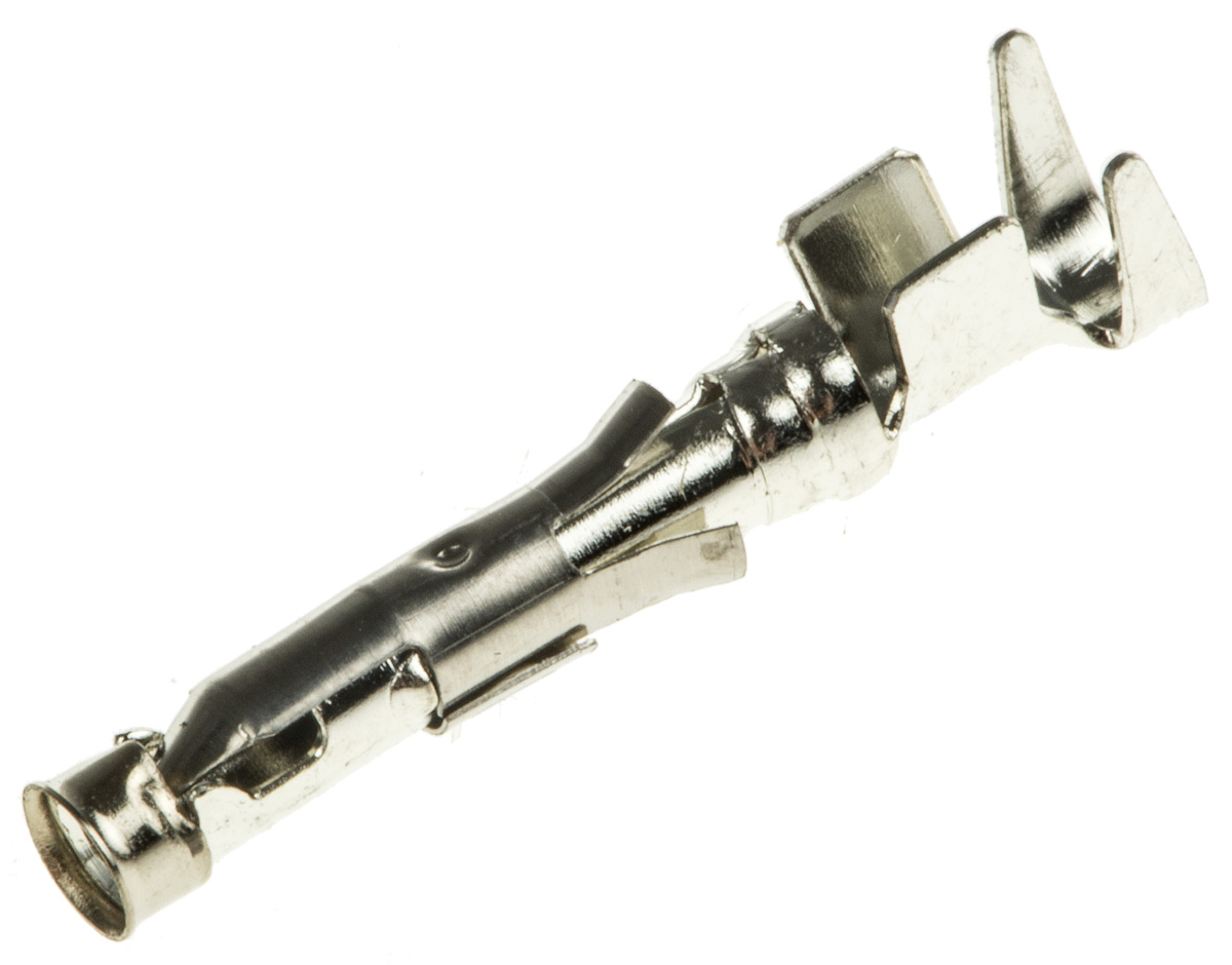 TE Connectivity Type III+ Series Female Crimp Terminal, 18AWG Min, 14AWG Max