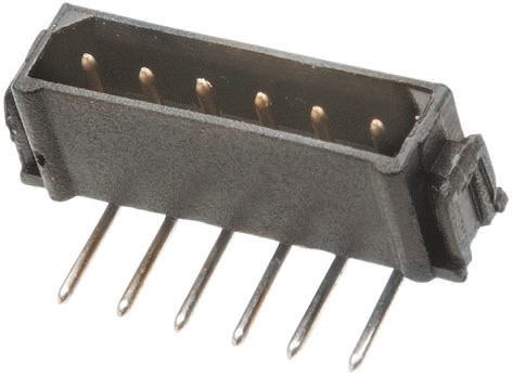 HARWIN Datamate L-Tek Series Right Angle Through Hole PCB Header, 4 Contact(s), 2 mm Pitch, 1 Row, Shrouded