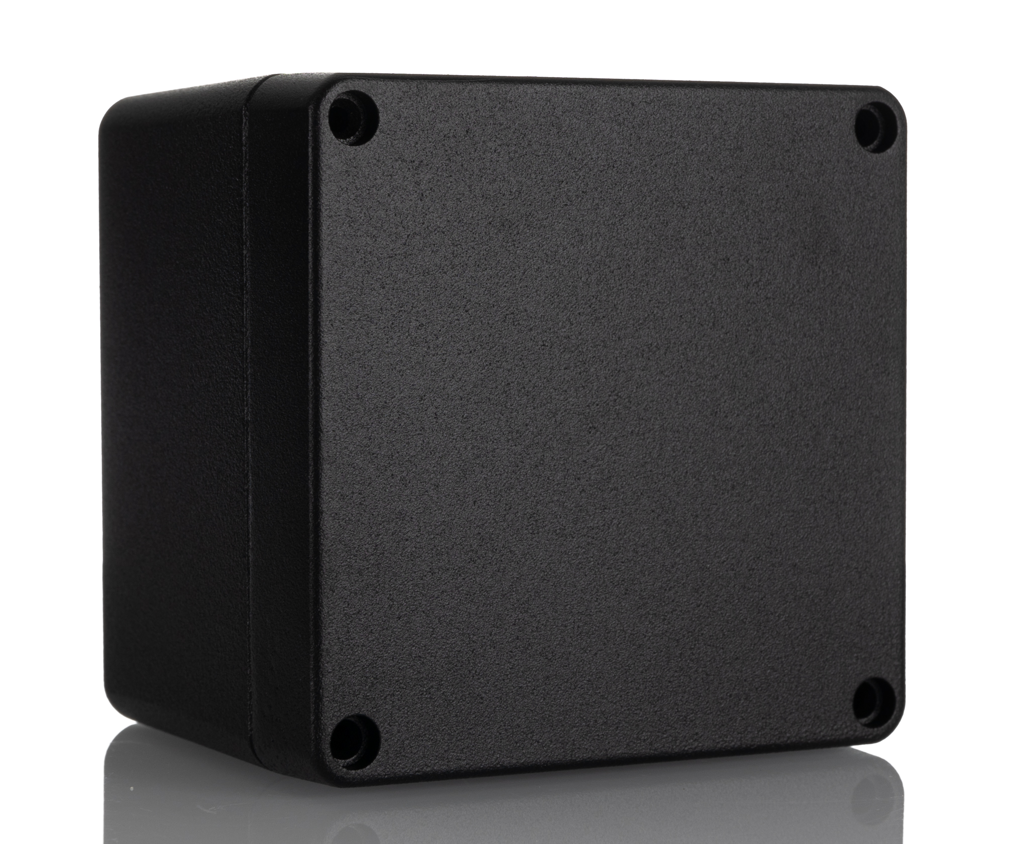 Hammond 1590Z Series Black Die Cast Aluminium Alloy General Purpose Enclosure, IP68, IK08, 100 x 100 x 80mm