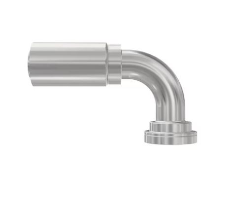 Parker Crimped Hose Fitting 1-1/4 in Hose to 1 1/4 in Flange, 16N77-20-20