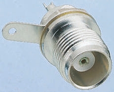Amphenol RF, Jack Panel Mount TNC Connector, 50Ω, Solder Termination, Straight Body