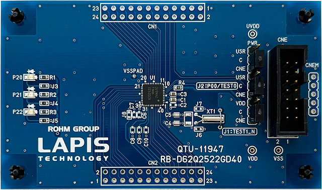 ROHM Reference Board Evaluation Board for MCU for ML62Q2522, EASE1000 V2