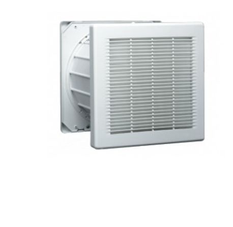 RS PRO Square Wall Mounted, Window Mounted Extractor Fan, 266L/s, 60dB, External 2 Speed Reversible On/Off Control,