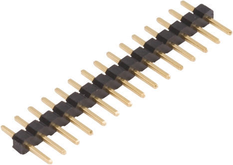 Amphenol Communications Solutions Bergstik Series Straight Through Hole Pin Header, 20 Contact(s), 2.54 mm Pitch, 1 Row,