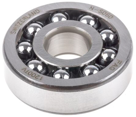 FAG 129-TVH 9 mm ID 2 Row Ball Bearing -, 26 mm OD