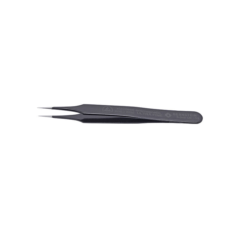 Bernstein 110 mm, Stainless Steel, Pointed, ESD Tweezer