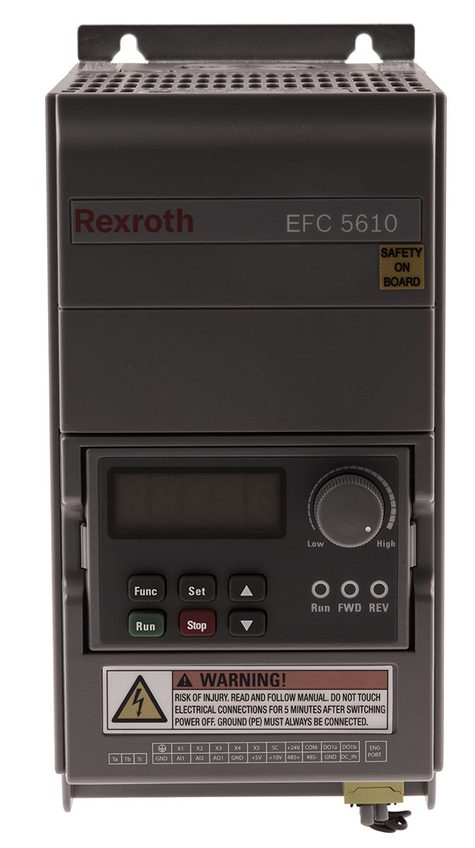 Bosch Rexroth Inverter Drive, 1.5 kW, 3 Phase, 380 V ac, 4 A, EFC 5610 Series
