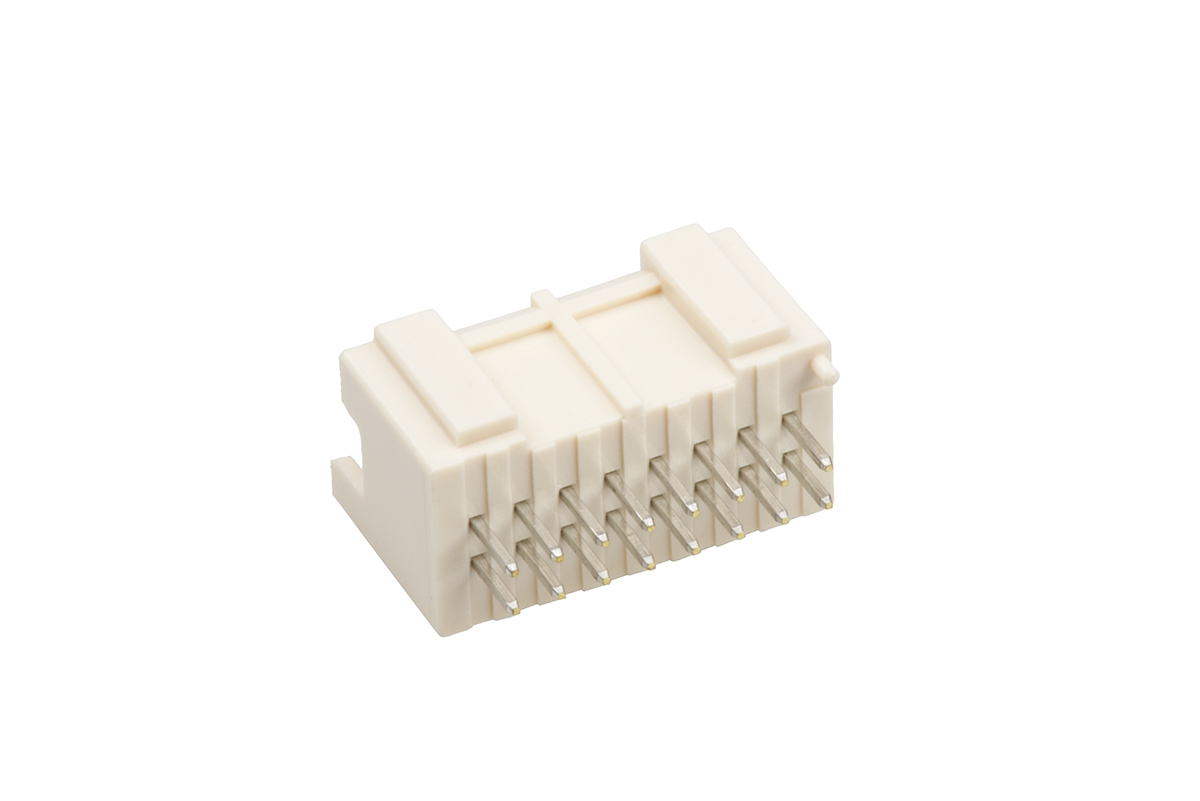 JST PAD Series Straight Through Hole PCB Header, 16 Contact(s), 2 mm Pitch, 2 Row, Shrouded