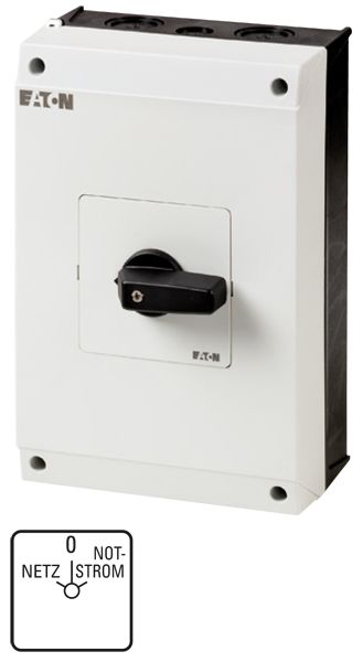 Eaton, 4P 3 Position Changeover Cam Switch, 63A