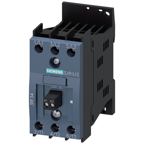 Siemens 3RF3 Contactor, 110/230 V ac Coil, 3-Pole, 5.2 A 230 V, 2 NO, 600V