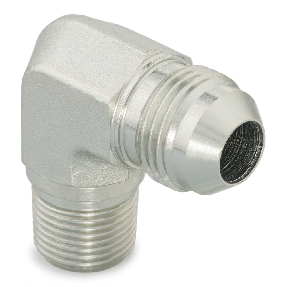 Parker Elbow 90° Male 37° JIC Flare to Male BSPT, 8-4C3MXS