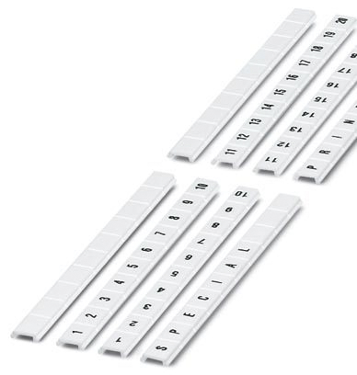 Phoenix Contact, ZBF8.LGS:11-20 Marker Strip for use with  for use with Terminal Blocks