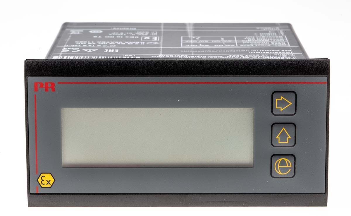 PR Electronics 5500 LCD Digital Panel Multi-Function Meter, 44.5mm x 91.5mm